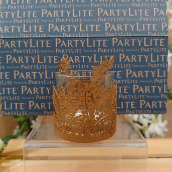 🔹🔷PartyLite Golden Frond Votive Trio🔷🔹 - Picture 6 of 11